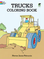 Book cover for Trucks Coloring Book
