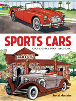 Book cover for Sports Cars Coloring Book