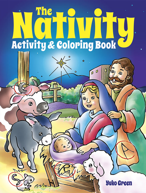 Book cover for Nativity Activity & Coloring Book