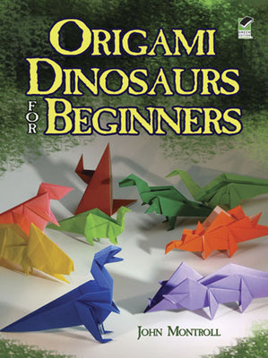 Book cover for Origami Dinosaurs for Beginners