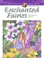 Book cover for Creative Haven Enchanted Fairies Coloring Book