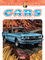 Book cover for Creative Haven Cars Coloring Book