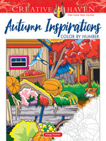 Book cover for Creative Haven Autumn Inspirations Color by Number