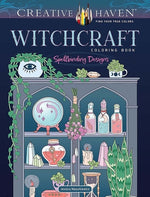 Book cover for Creative Haven Witchcraft Coloring Book: Spellbinding Designs