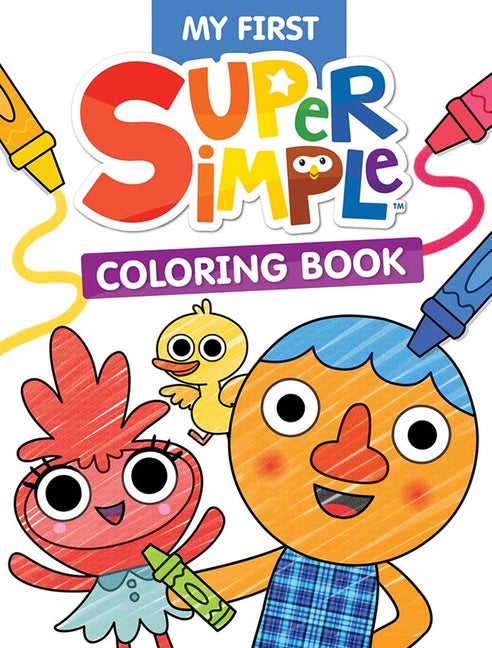 Book cover for My First Super Simple(tm) Coloring Book
