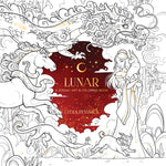 Book cover for Lunar: A Zodiac Art & Coloring Book