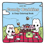 Book cover for Comfy Buddies: A Cozy Coloring Book