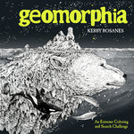 Book cover for Geomorphia: An Extreme Coloring and Search Challenge