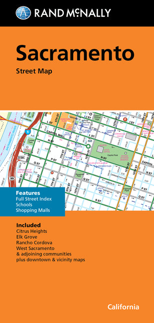 Book cover for Rand McNally Folded Map: Sacramento Street Map
