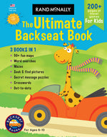Book cover for Rand McNally: The Ultimate Backseat Book 3 in 1 Kids' Activity Book
