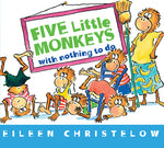 Book cover for Five Little Monkeys with Nothing to Do Board Book