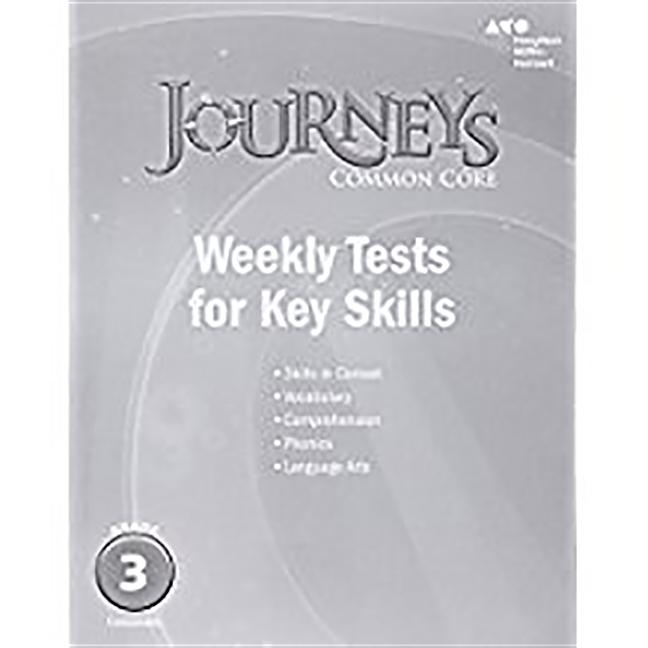 Book cover for Houghton Mifflin Harcourt Journeys: Common Core Weekly Assessments Grade 3