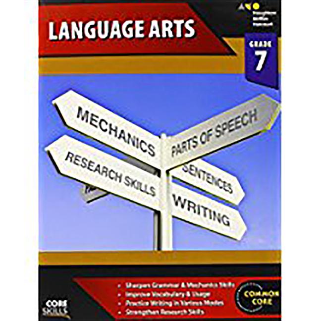 Book cover for Core Skills Language Arts Workbook Grade 7
