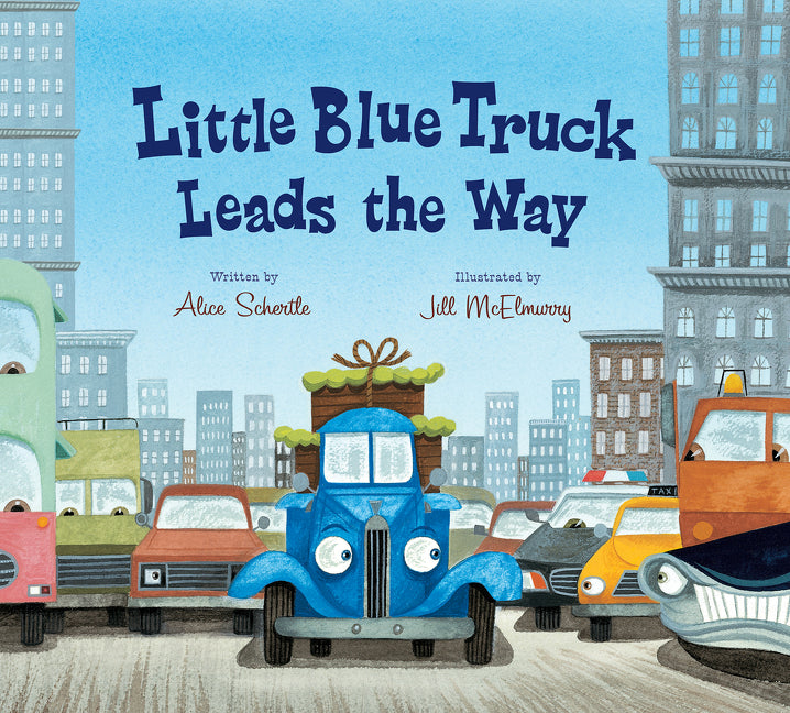 Book cover for Little Blue Truck Leads the Way Lap Board Book