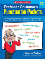 Book cover for Professor Grammar's Punctuation Packets: Fun, Reproducible Learning Packets That Help Kids Master All the Rules of Punctuation--Independently!