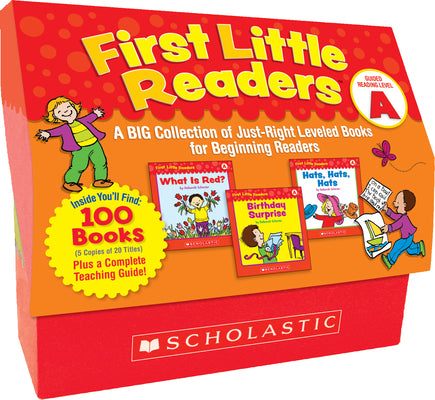 Book cover for First Little Readers: Guided Reading Level a (Classroom Set): A Big Collection of Just-Right Leveled Books for Beginning Readers