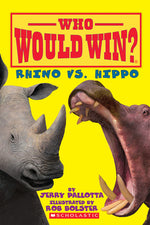 Book cover for Rhino vs. Hippo (Who Would Win?)
