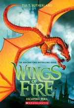 Book cover for Escaping Peril (Wings of Fire #8): Volume 8