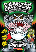 Book cover for El Capitán Calzoncillos Y El Diabólico Desquite del Inodoro Turbotrón 2000 (Captain Underpants #11): Volume 11
