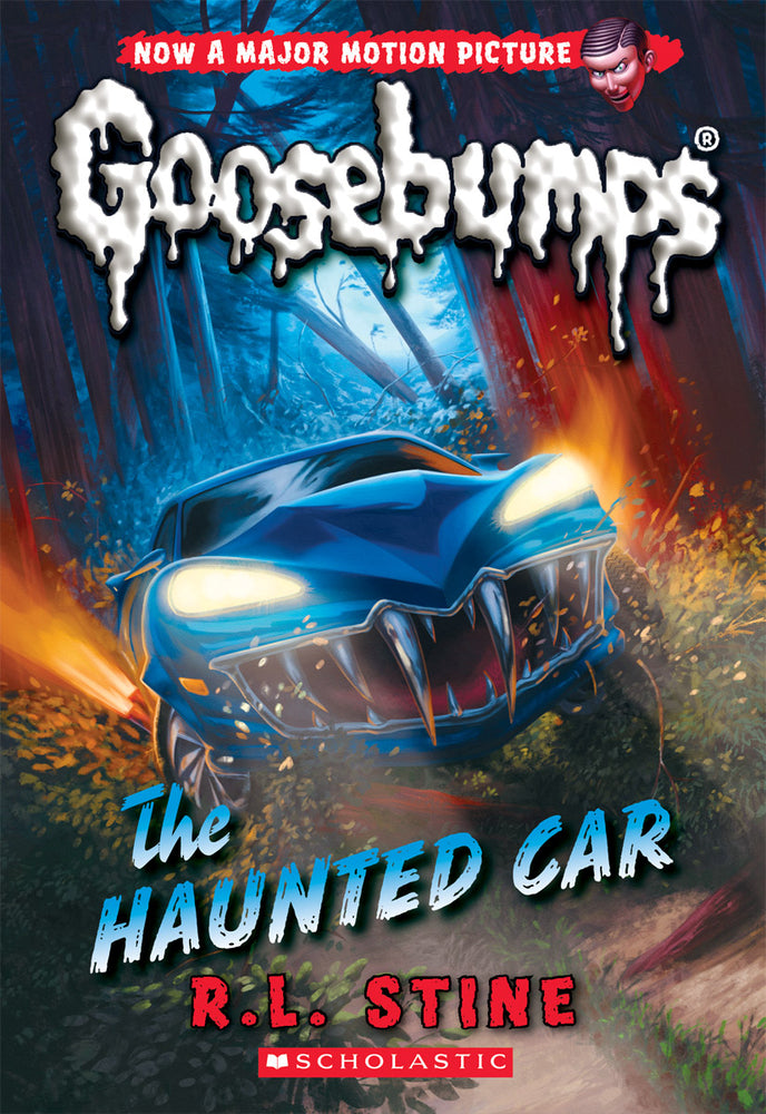 Book cover for The Haunted Car (Classic Goosebumps #30): Volume 30