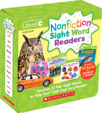 Book cover for Nonfiction Sight Word Readers: Guided Reading Level C (Parent Pack): Teaches 25 Key Sight Words to Help Your Child Soar as a Reader!