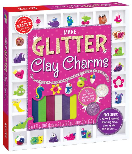 Book cover for Make Glitter Clay Charms