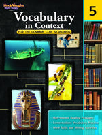 Book cover for Vocabulary in Context for the Common Core Standards Reproducible Grade 5 (2011)