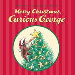 Book cover for Merry Christmas, Curious George: A Christmas Holiday Book for Kids