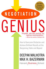 Book cover for Negotiation Genius: How to Overcome Obstacles and Achieve Brilliant Results at the Bargaining Table and Beyond