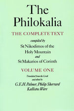 Book cover for The Philokalia, Volume 1: The Complete Text; Compiled by St. Nikodimos of the Holy Mountain & St. Markarios of Corinth