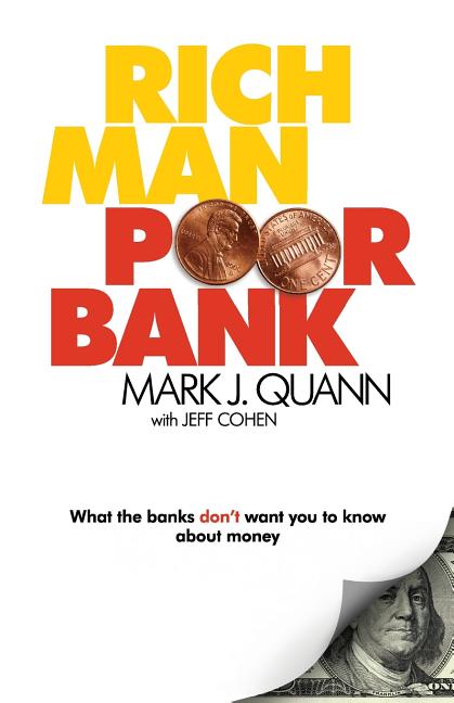 Book cover for Rich Man Poor Bank (Galley)