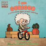 Book cover for I Am Curious: A Little Book about Albert Einstein