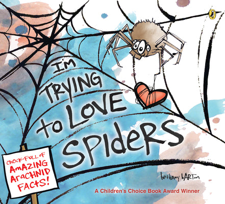 Book cover for I'm Trying to Love Spiders