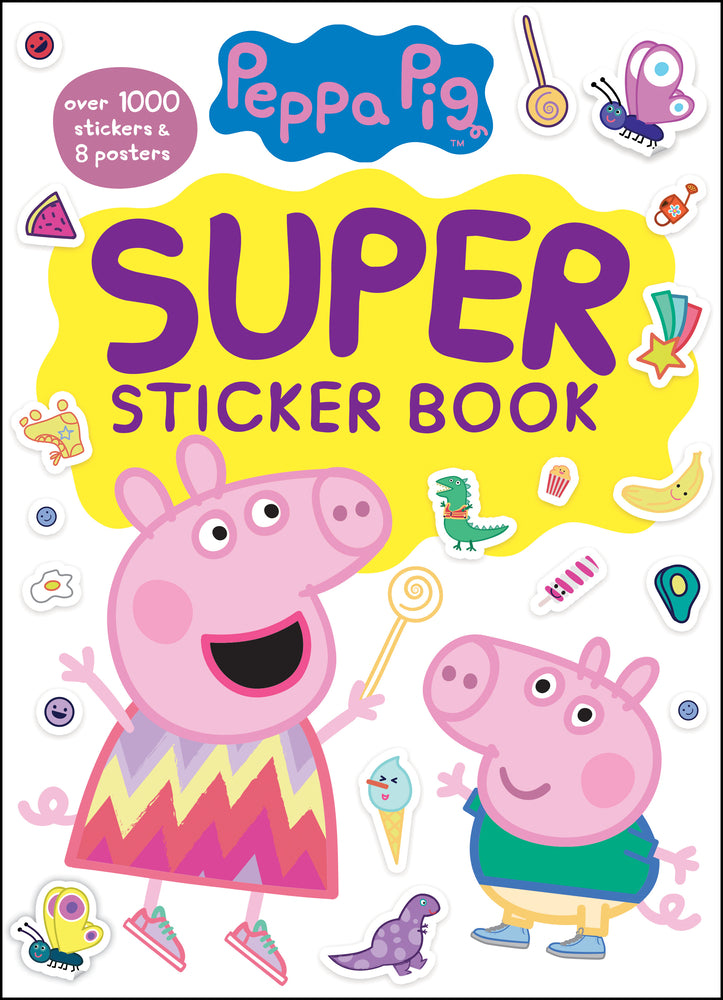 Book cover for Peppa Pig Super Sticker Book (Peppa Pig)
