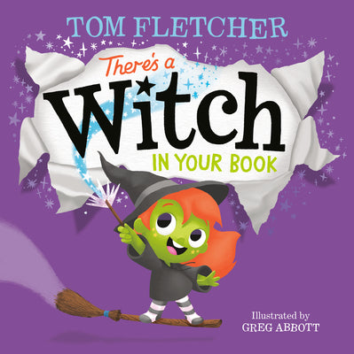 Book cover for There's a Witch in Your Book: An Interactive Book for Kids and Toddlers