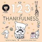 Book cover for 123s of Thankfulness