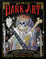 Book cover for Dark Art: A Horror Coloring Book