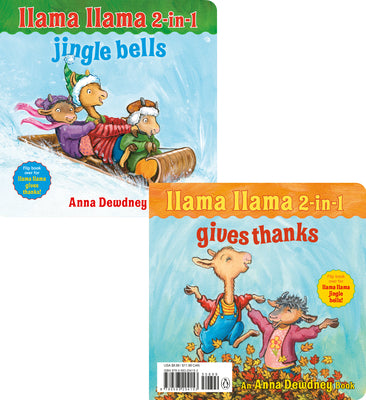 Book cover for Llama Llama 2-In-1: Gives Thanks/Jingle Bells