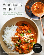 Book cover for Practically Vegan: More Than 100 Easy, Delicious Vegan Dinners on a Budget: A Cookbook
