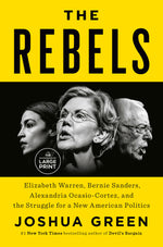 Book cover for The Rebels: Elizabeth Warren, Bernie Sanders, Alexandria Ocasio-Cortez, and the Struggle for a New American Politics