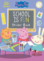 Book cover for School Is Fun Sticker Book (Peppa Pig)