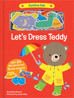 Book cover for Let's Dress Teddy: With 20 Colorful Felt Play Pieces