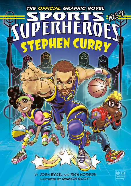 Book cover for Stephen Curry: The Official Graphic Novel