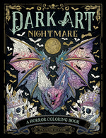 Book cover for Dark Art Nightmare: A Horror Coloring Book