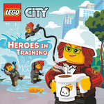 Book cover for Heroes in Training (Lego City)