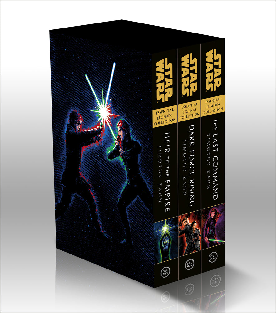 Book cover for The Thrawn Trilogy Boxed Set: Star Wars Legends: Heir to the Empire, Dark Force Rising, the Last Command