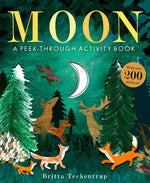 Book cover for Moon: A Peek-Through Activity Book: With Over 200 Stickers