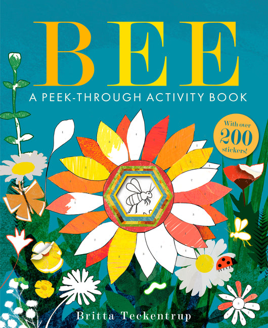Book cover for Bee: A Peek-Through Activity Book: With Over 200 Stickers