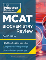 Book cover for Princeton Review MCAT Biochemistry Review, 3rd Edition: Complete Content Prep + Practice Tests