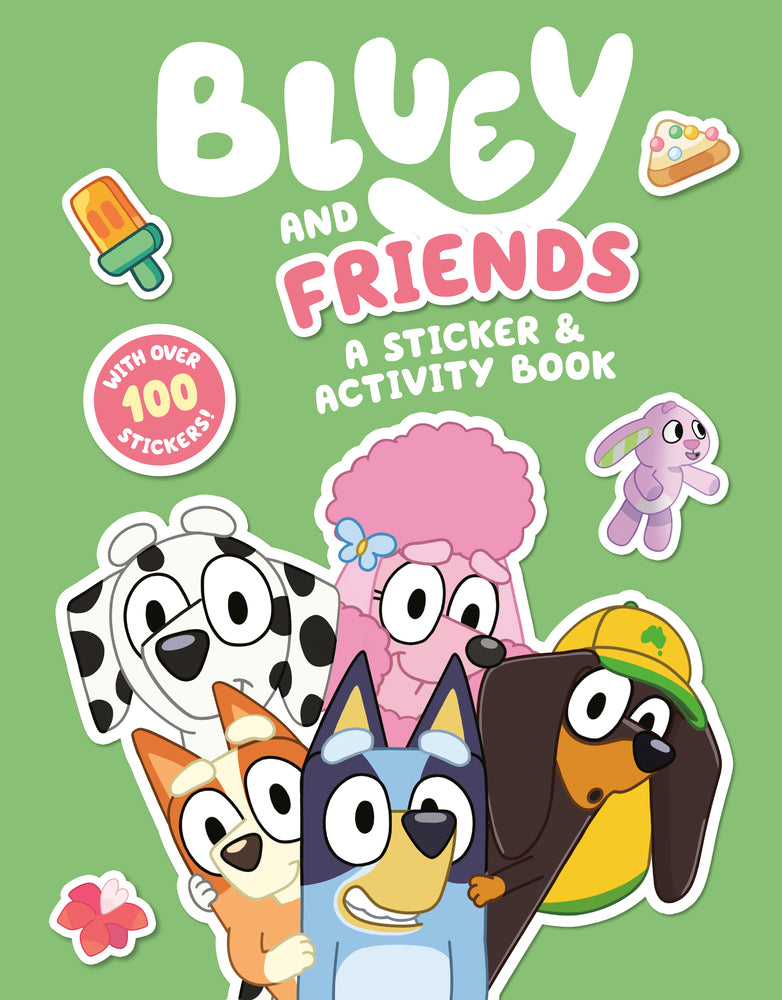 Book cover for Bluey and Friends: A Sticker & Activity Book